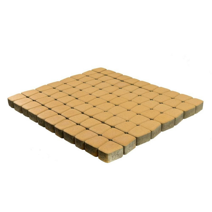 Тротуарная плитка Braer Классико круговая 60 мм. Медовый