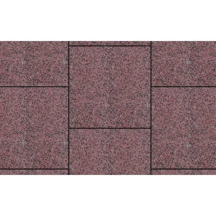 Плитка тротуарная Квадрум (Квадрат) Б.6.К.8 Гранит + красный с черным