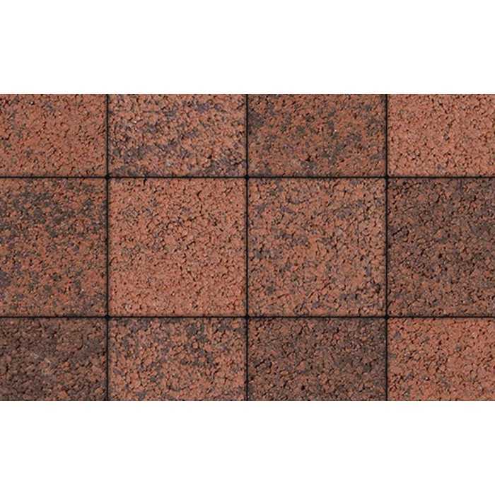 Плитка тротуарная Квадрат (ЛА-Линия) Б.1.К.6 Листопад Гранит Клинкер 300x300x60 мм